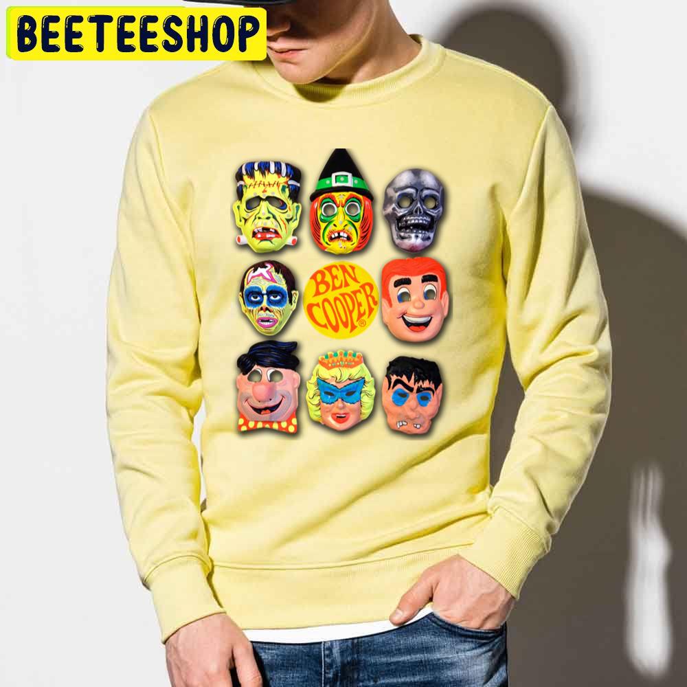 Vintage Ben Cooper Halloween Masks Trending Unisex Sweatshirt