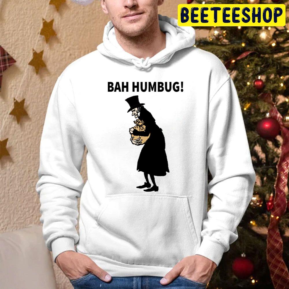 Vintage Christmas Scrooge Bah Humbug Trending Unisex Hoodie