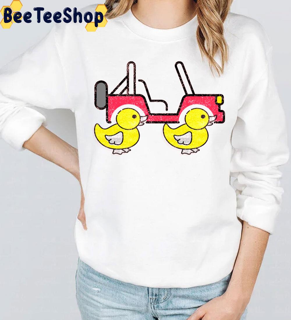 Vintage Duck Duck Jeep Trending Unisex Sweatshirt