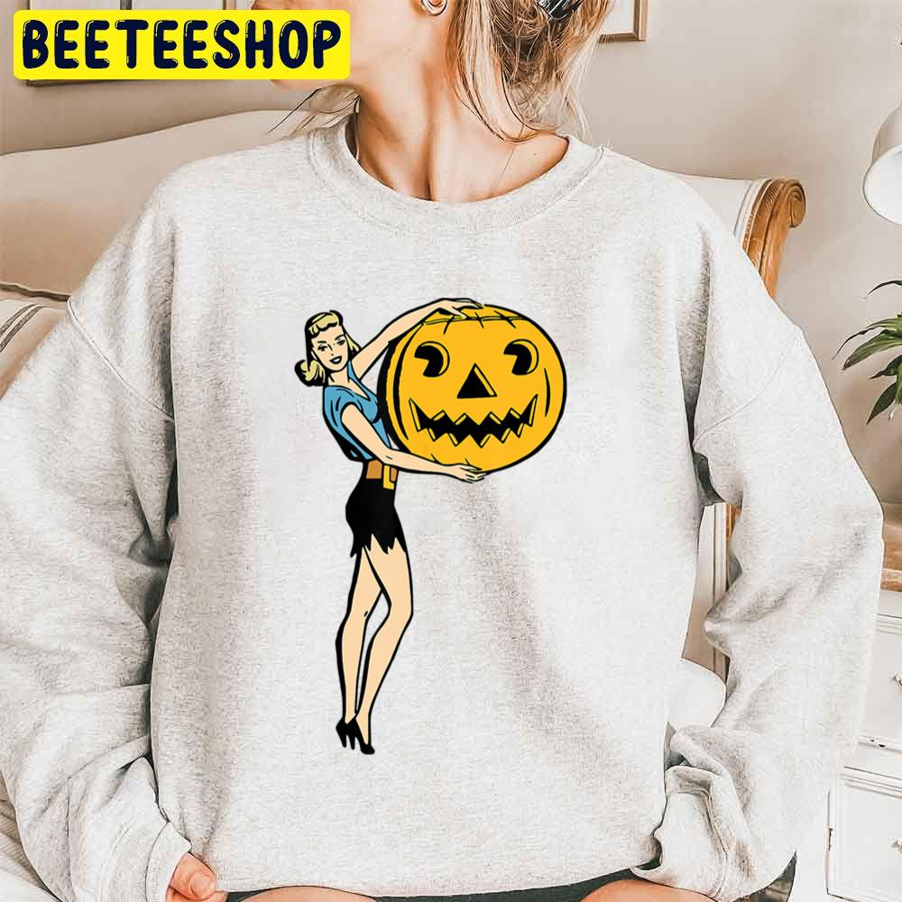 Vintage Halloween Pumpkin Unisex Sweatshirt