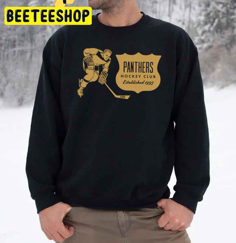 Vintage Hockey Tan Panthers Wordmark Florida Panthers Hockey Trending Unisex Sweatshirt