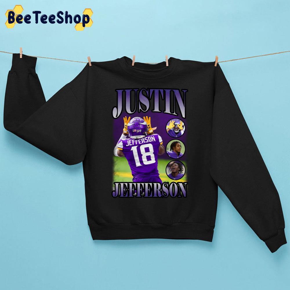 Vintage Justin Jefferson Football Player Trending Unisex Sweatshirt