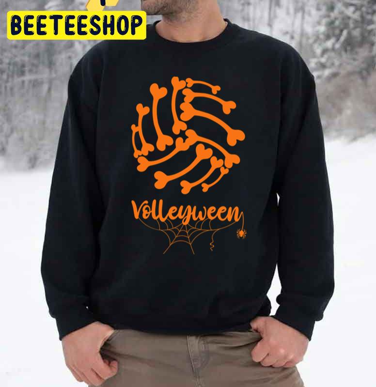 Volleyball Skeleton Player Unisex Sweatshirt