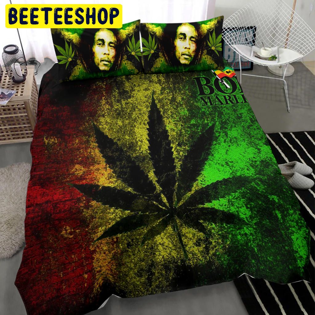 Weed Bob Marley Bedding Set