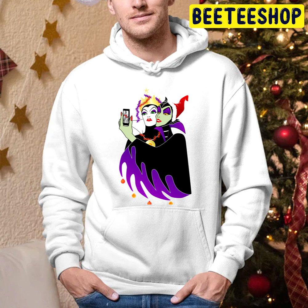 Wicked Christmas Selfie Trending Unisex Hoodie