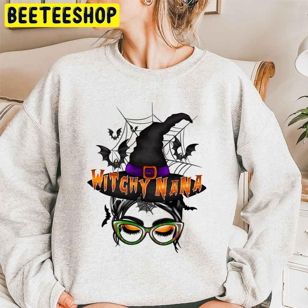 Witchy Nana Halloween Trending Unisex Sweatshirt