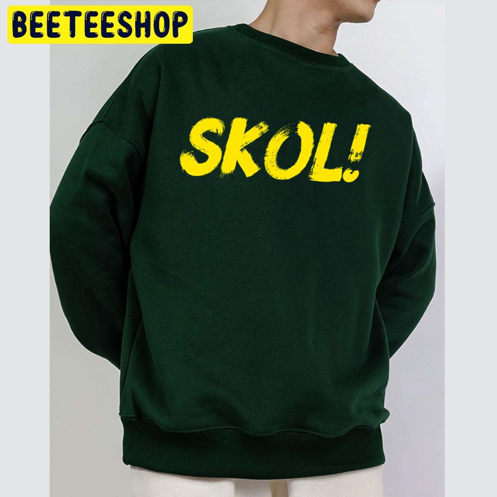 Yellow Art Skol Minnesota Football For Minnesota Fans Trending Unisex Sweatshirt