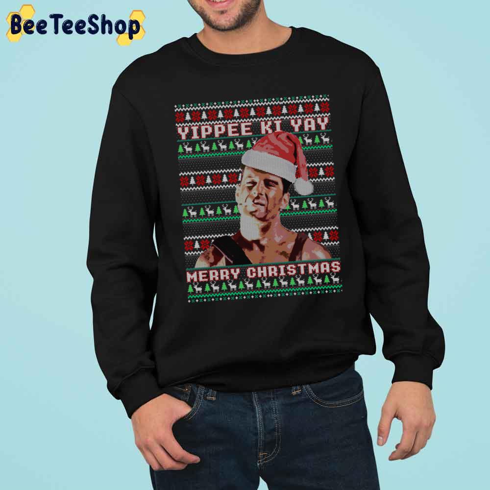 Yippe Ki Yay Funny Ugly Pattern Trending Unisex Sweatshirt