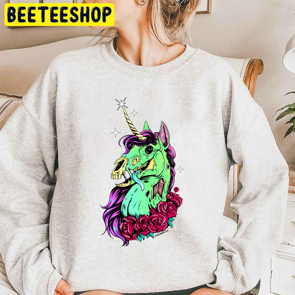 Zombicorn Halloween Unisex Sweatshirt