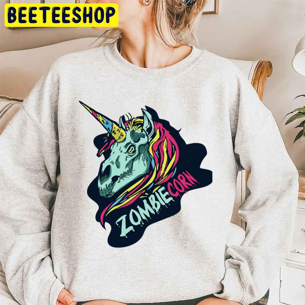 Zombiecorn Funny Zombie Unicorn Unisex Sweatshirt