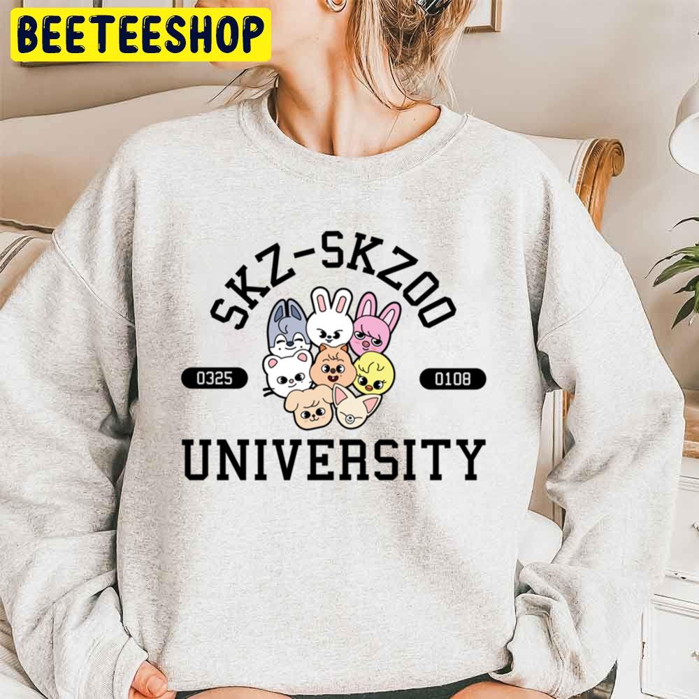 0325 0108 Stray Kids Skzoo University Trending Unisex Sweatshirt