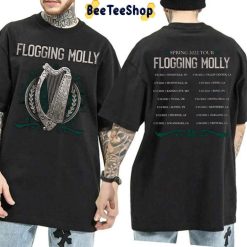 Spring 2022 Tour Flogging Molly Double Side Unisex T-Shirt