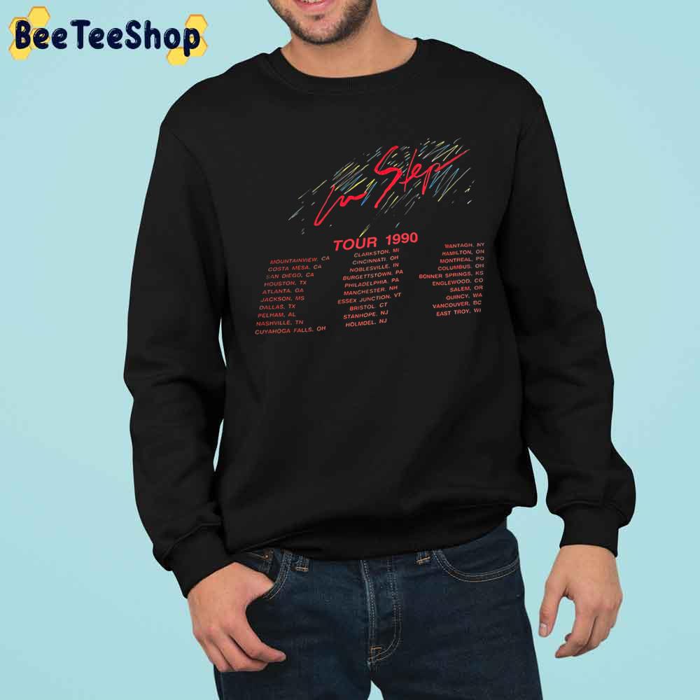 1990 Srv Stevie Ray Vaughan In Step Final Tour Trending Unisex Sweatshirt