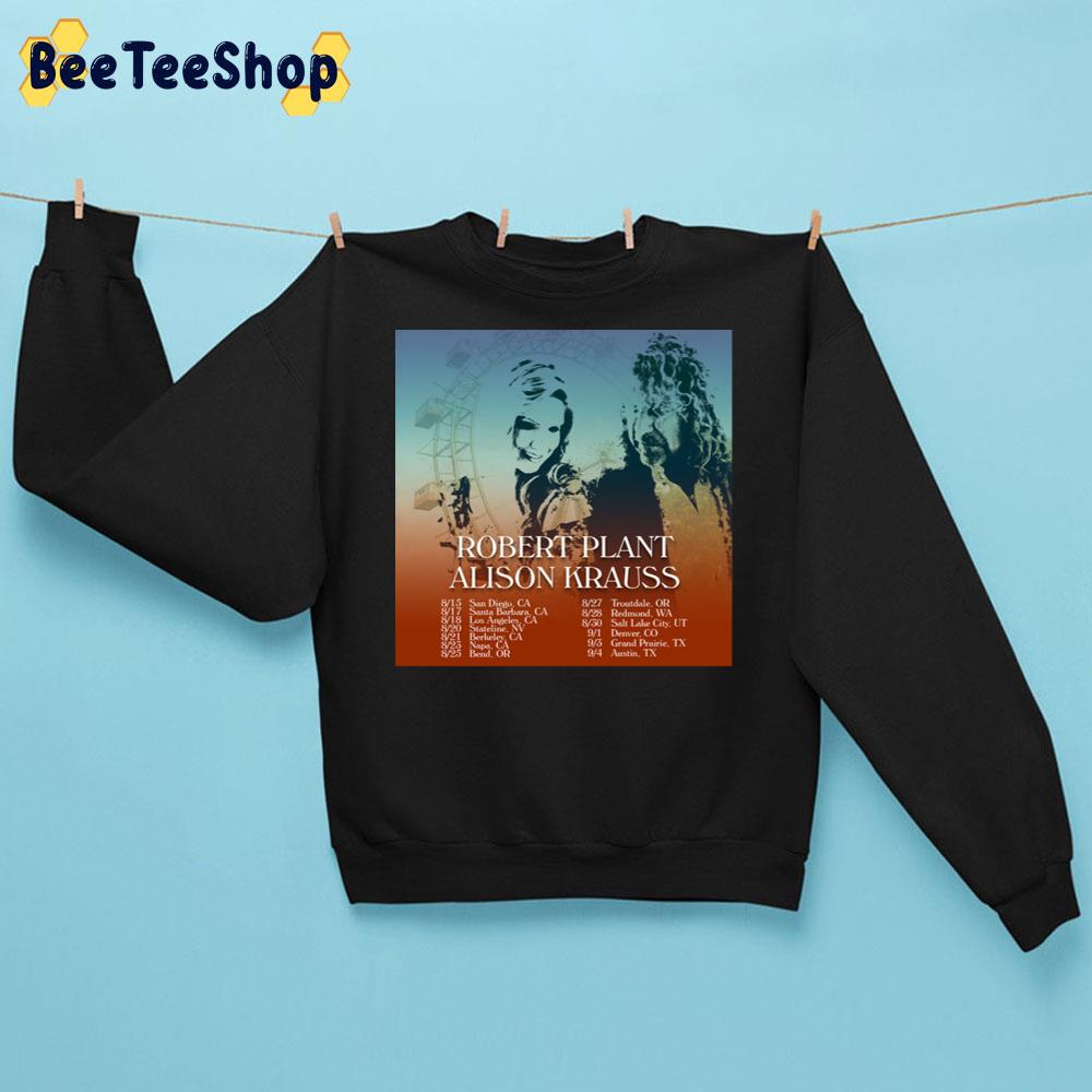 2022 Tour Robert Plant Alison Kraus Trending Unisex Sweatshirt