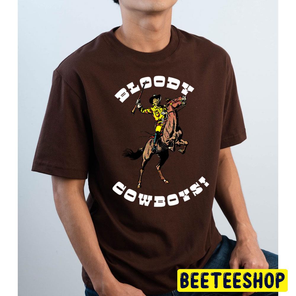 80’s Bloody Cowboys Logo Art Trending Unisex T Shirt