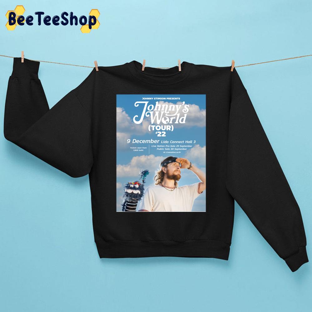 9 December Johnny Stimson Presents Johnny’s World Tour 2022 Trending Unisex Sweatshirt