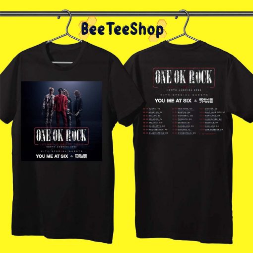 One Ok Rock North America Tour 2022 Double Side Unisex T-Shirt