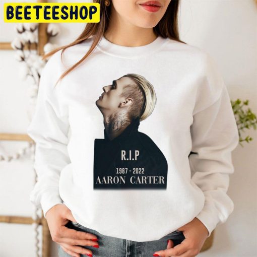 Rip Aaron Carter 1987 2022 Thank You For The Memories Unisex Sweatshirt