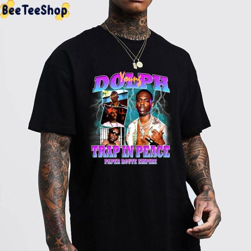 Trap In Peace Paper Route Empire Young Dolph 1985 2021 Trending Unisex Sweatshirt