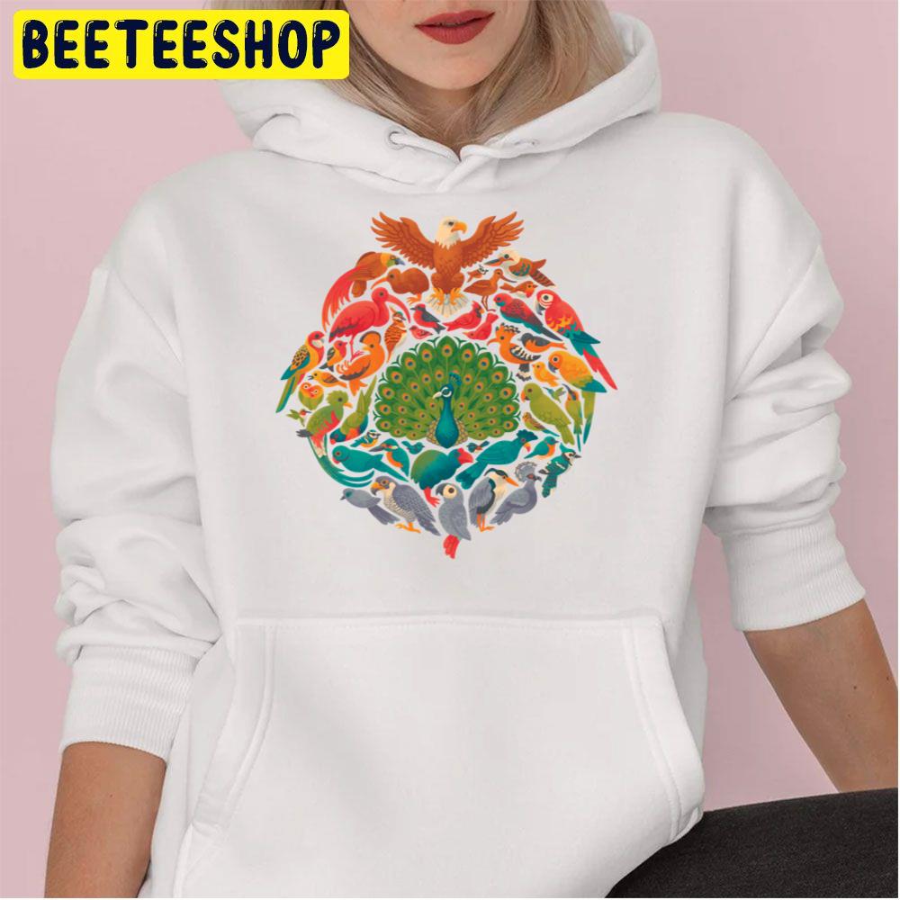 Aerial Rainbow Blue Trending Unisex Hoodie