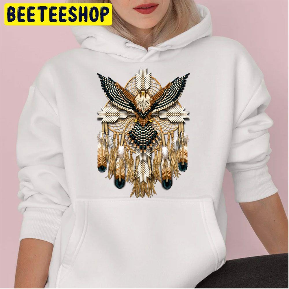 Aplomado Falcon Native American Mandala Trending Unisex Hoodie