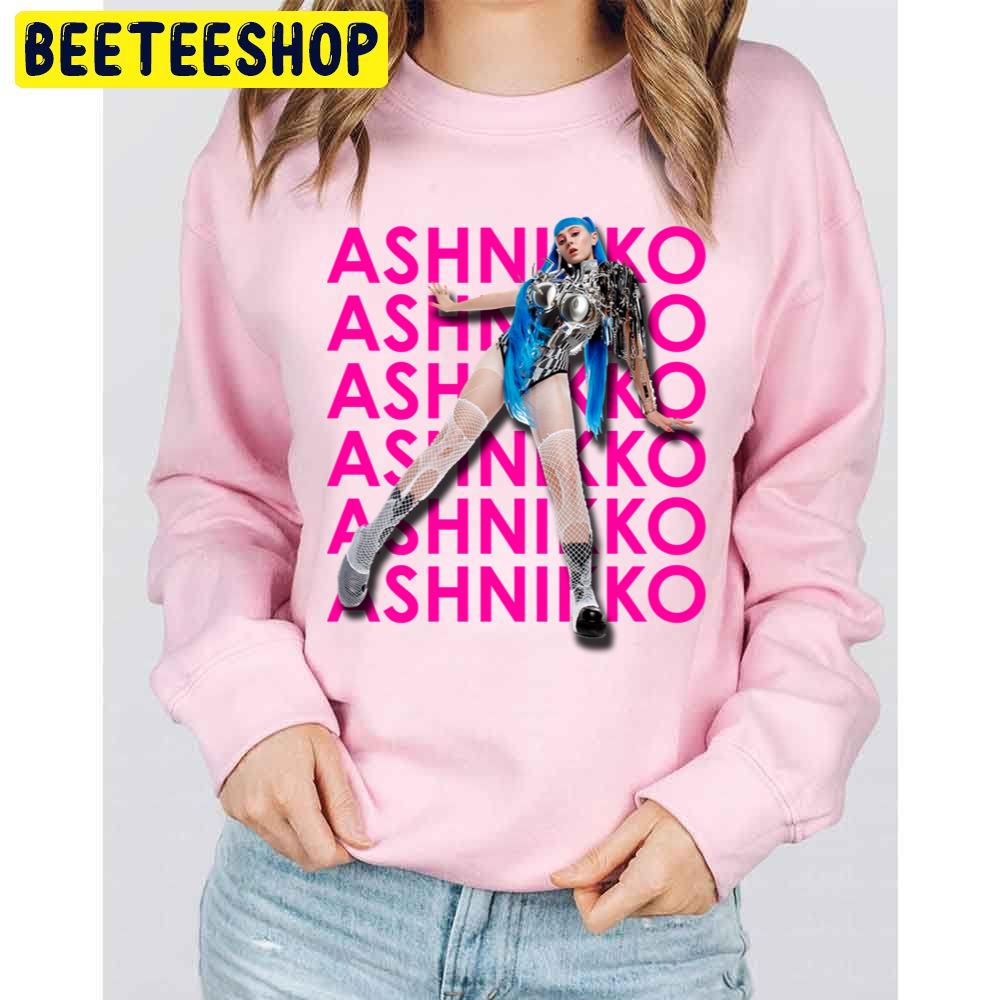 Ashnikko Pink Blue Trending Unisex Sweatshirt