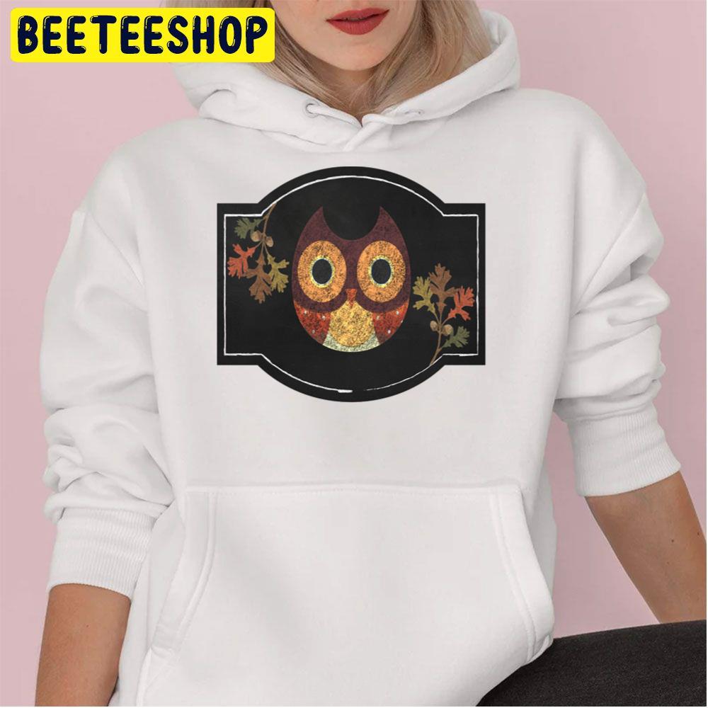 Autumn Owl Owl And Autumn Leaves Trending Unisex Hoodie