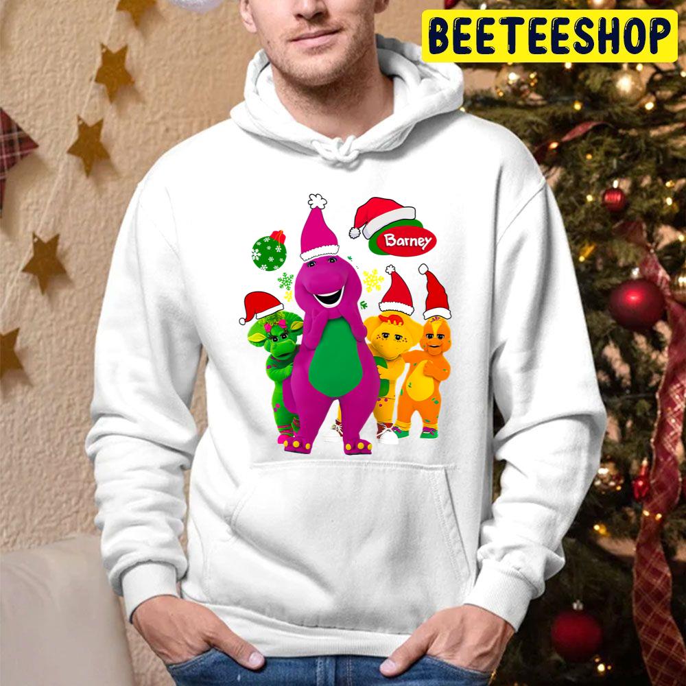 Barney The Dinosaur And Friends Christmas Trending Unisex Hoodie