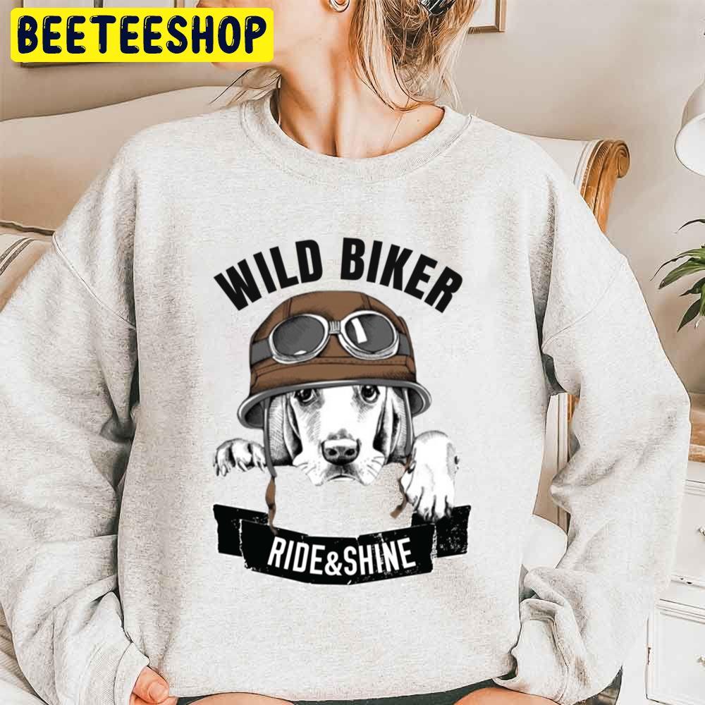 Beagles Wild Biker Ride And Shine Trending Unisex Sweatshirt