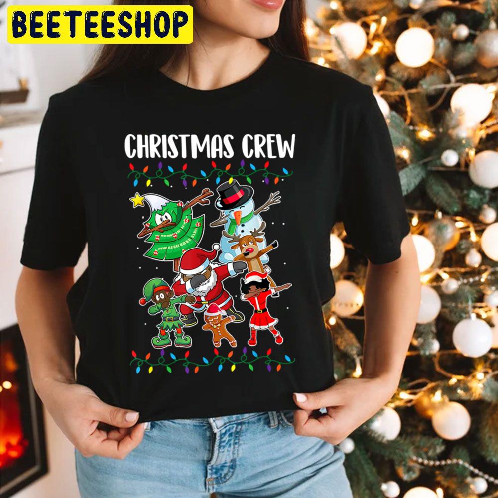 Black African American Christmas Crew Trending Unisex Hoodie