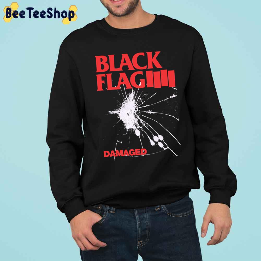 Black Flag Damaged Trending Unisex Sweatshirt