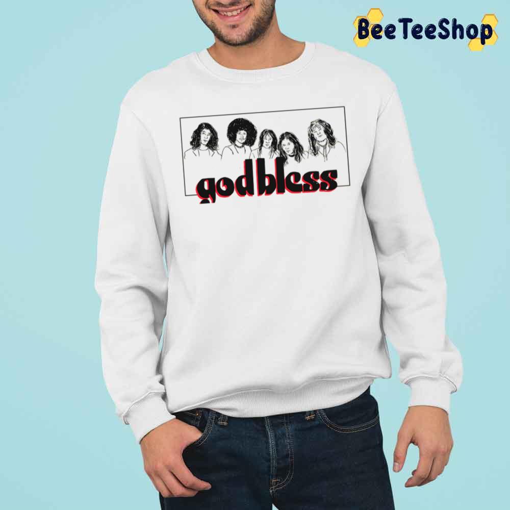 Black Red Art Godbless Band Trending Unisex Sweatshirt