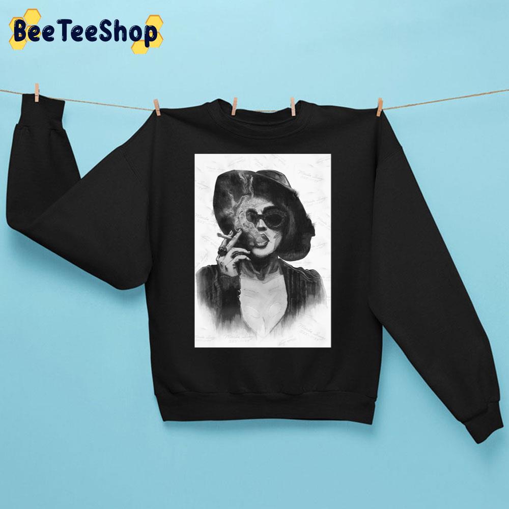 Black White Art Marla Singer Illustration Trending Unisex Sweatshirt