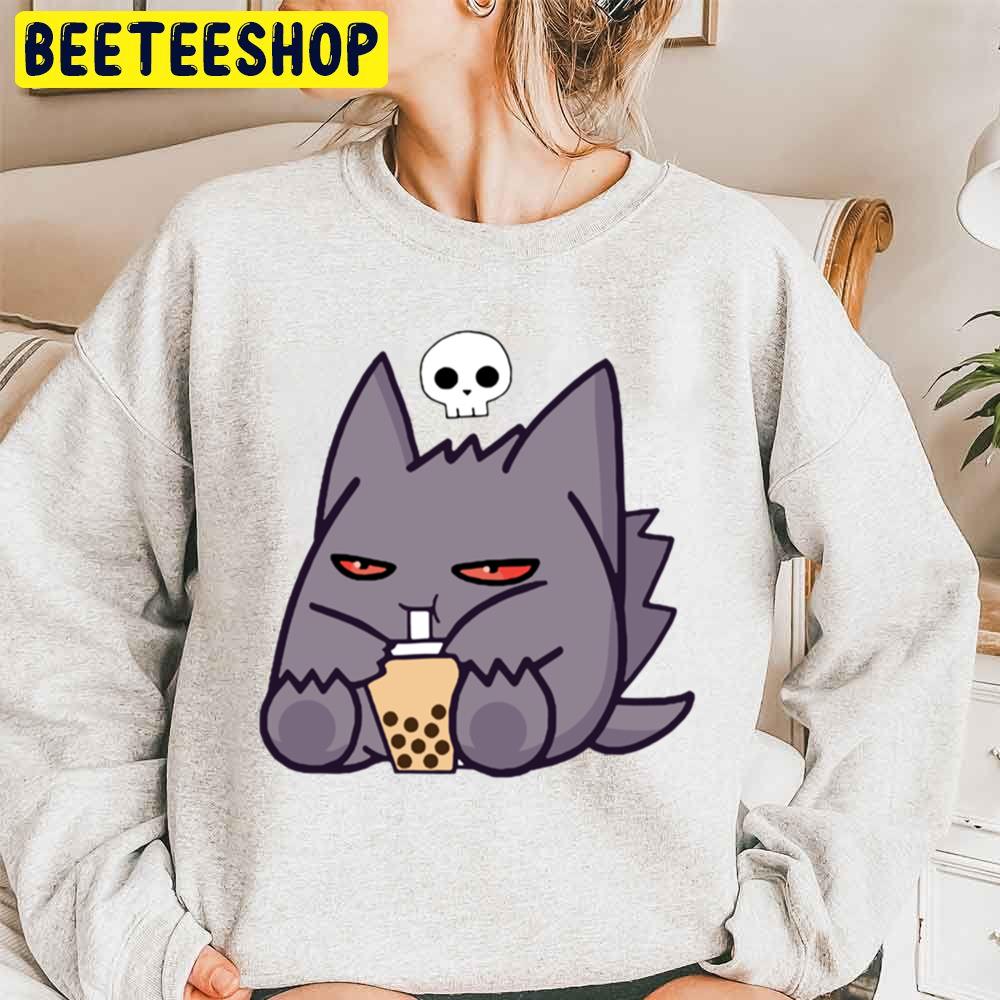 Boba Driking Milktea Trending Unisex Sweatshirt