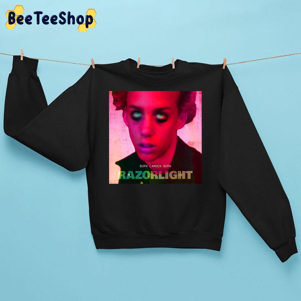 Burn Camden Burn Razorlight Indie Rock Band Music Art Trending Unisex Sweatshirt