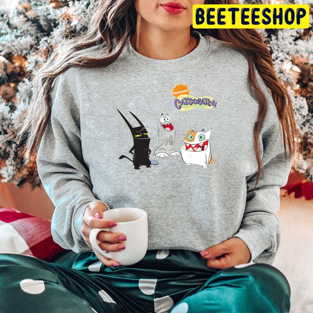 Cartoon Catscratch Graphic Trending Unisex Hoodie