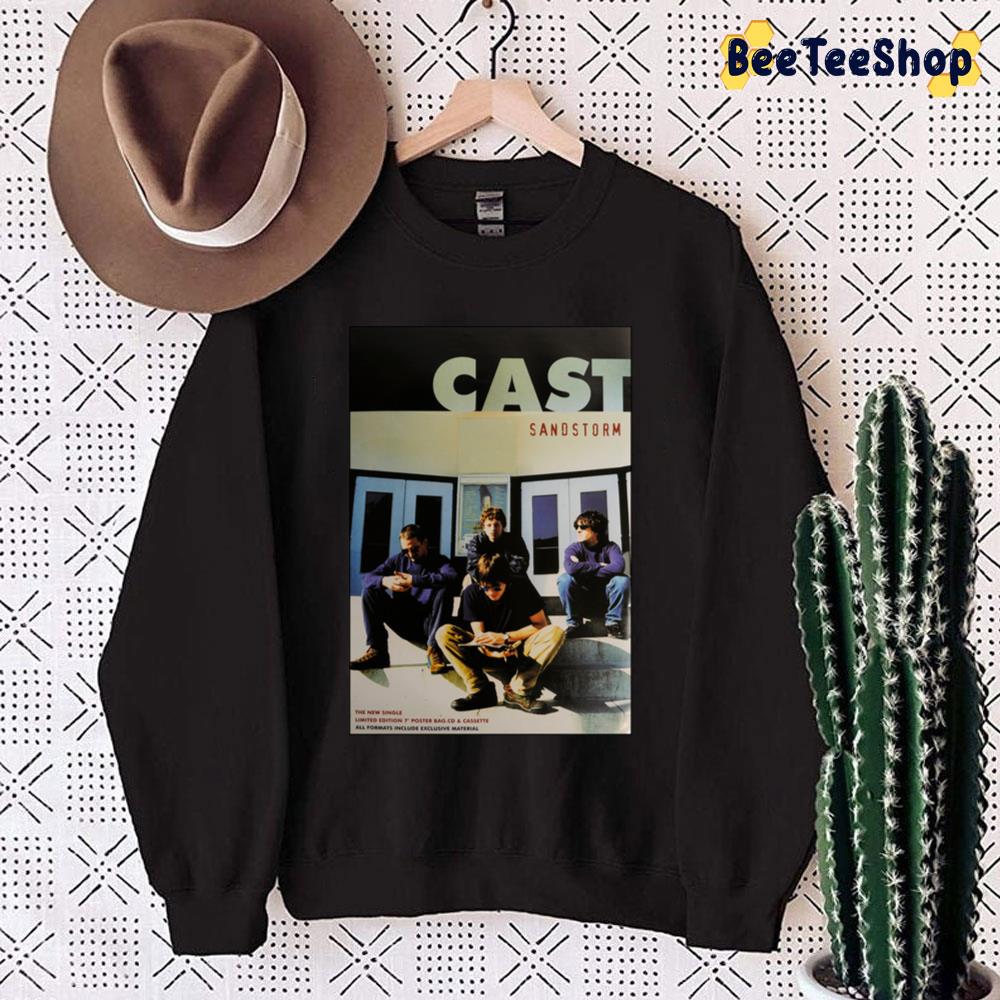 Cast Indie Rock Band Sticker Sandstorm 80’s Art Trending Unisex Sweatshirt