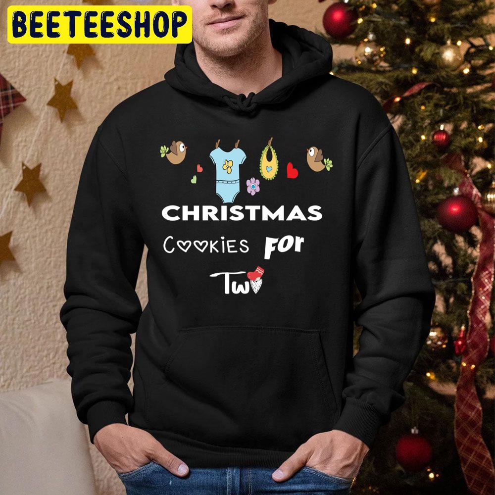 Christmas Cookies For Two Cute Family Trending Unisex Hoodie