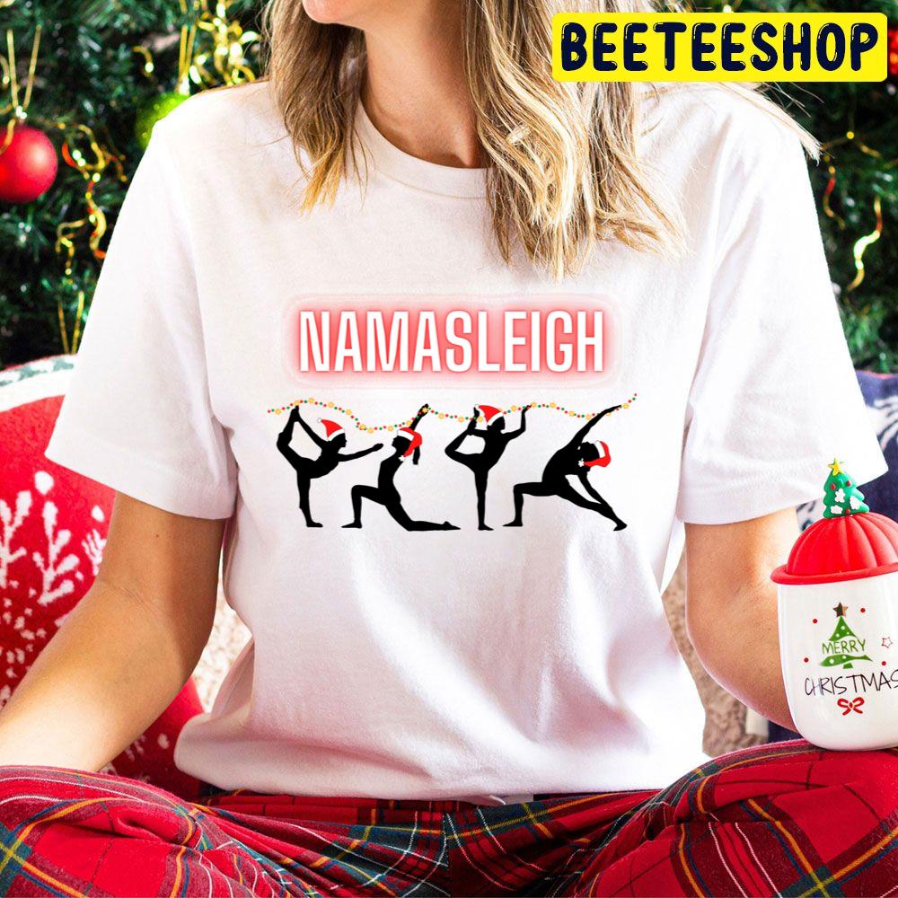 Christmas Time Yoga, Namasleigh Trending Unisex Hoodie