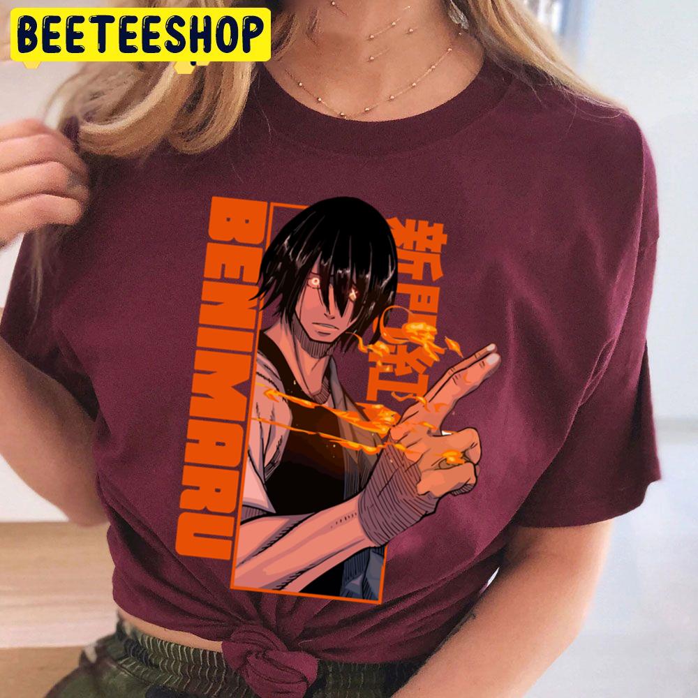 New Shinmon Benimaru Print Tshirt Fire Force T-shirt Japan Anime Fire  Brigade Of Flames 100% Cotton Unisex Daily Casual T Shirt - Tailor-made  T-shirts - AliExpress
