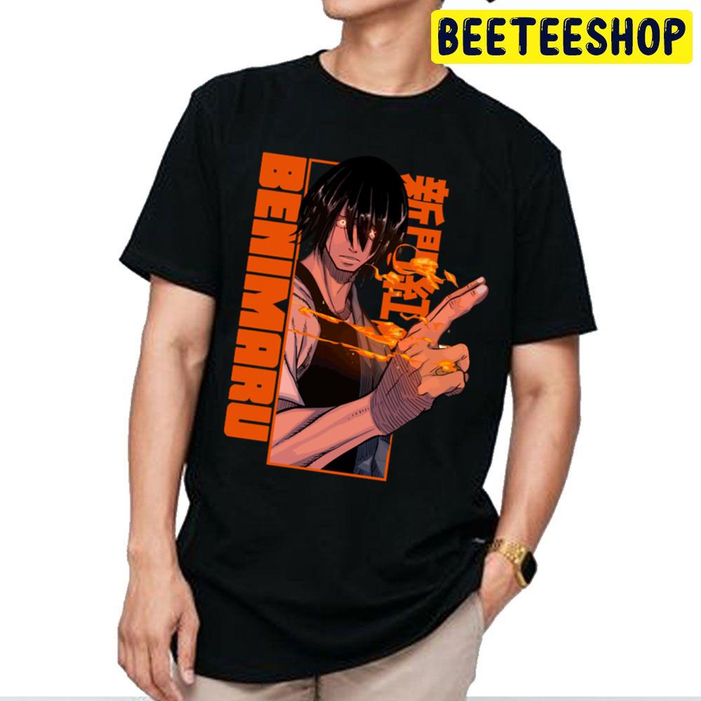 New Shinmon Benimaru Print Tshirt Fire Force T-shirt Japan Anime Fire  Brigade Of Flames 100% Cotton Unisex Daily Casual T Shirt - Tailor-made  T-shirts - AliExpress