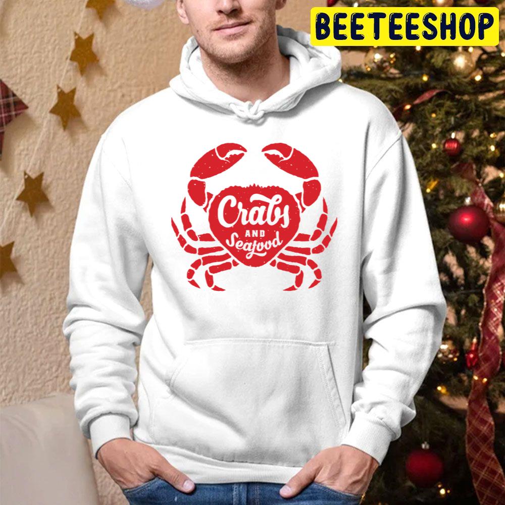 Crabs And Seafood Abstract Trending Unisex Hoodie