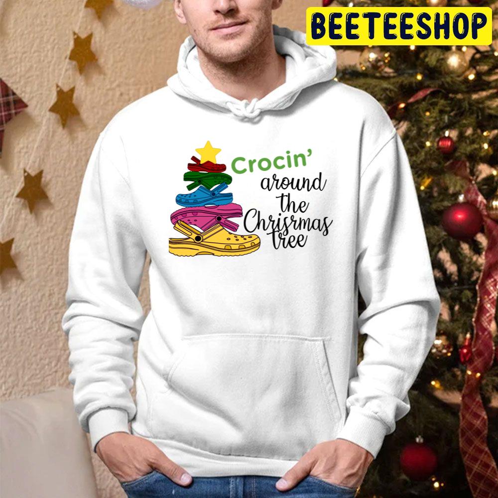 Crocin’ Around The Christmas Tree Trending Unisex Hoodie