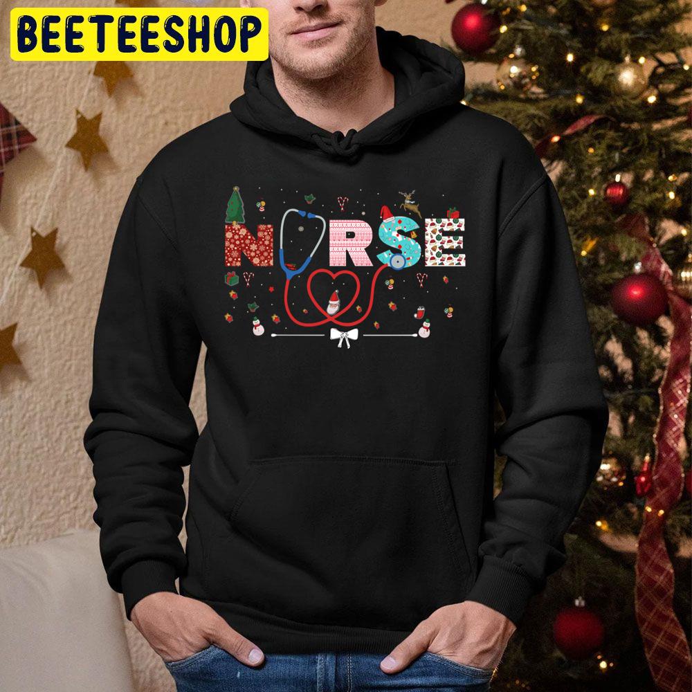 Cute Christmas Nurse Trending Unisex Hoodie