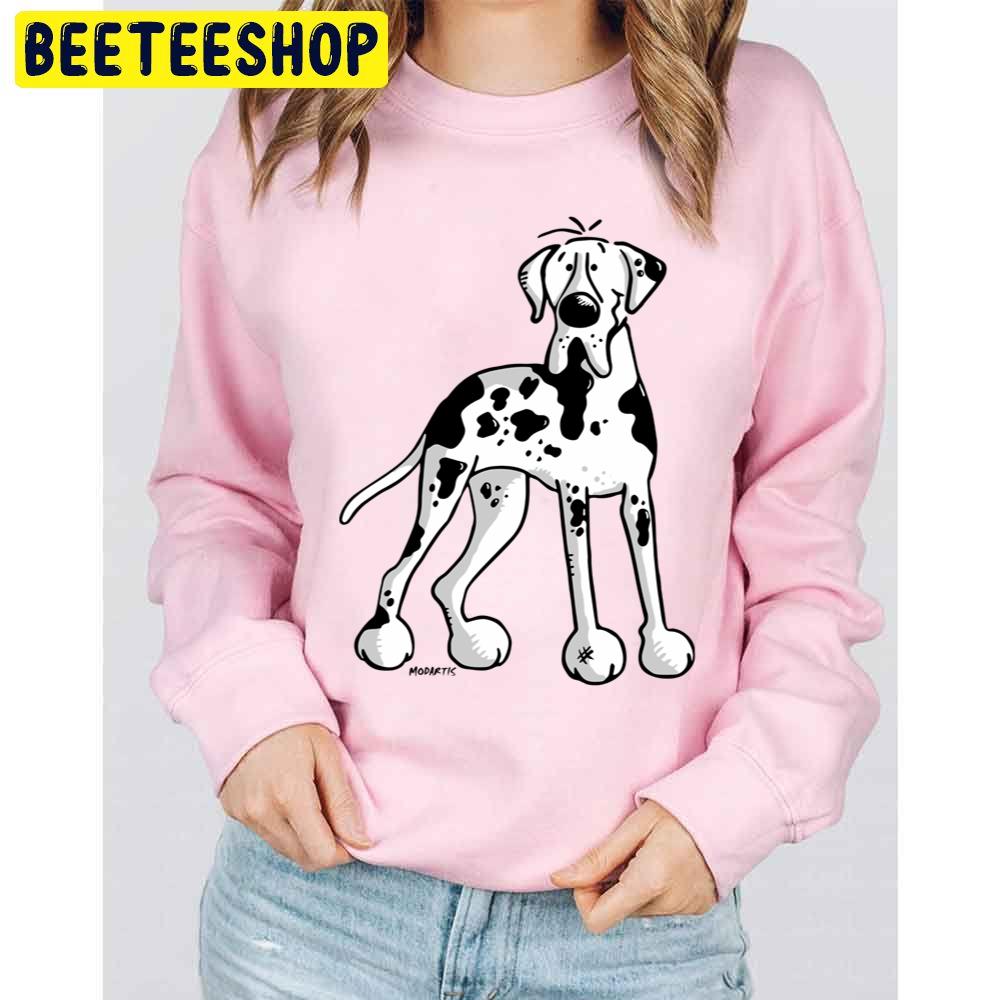 Cute Great Dane Cartoon Trending Unisex Sweatshirt - Beeteeshop