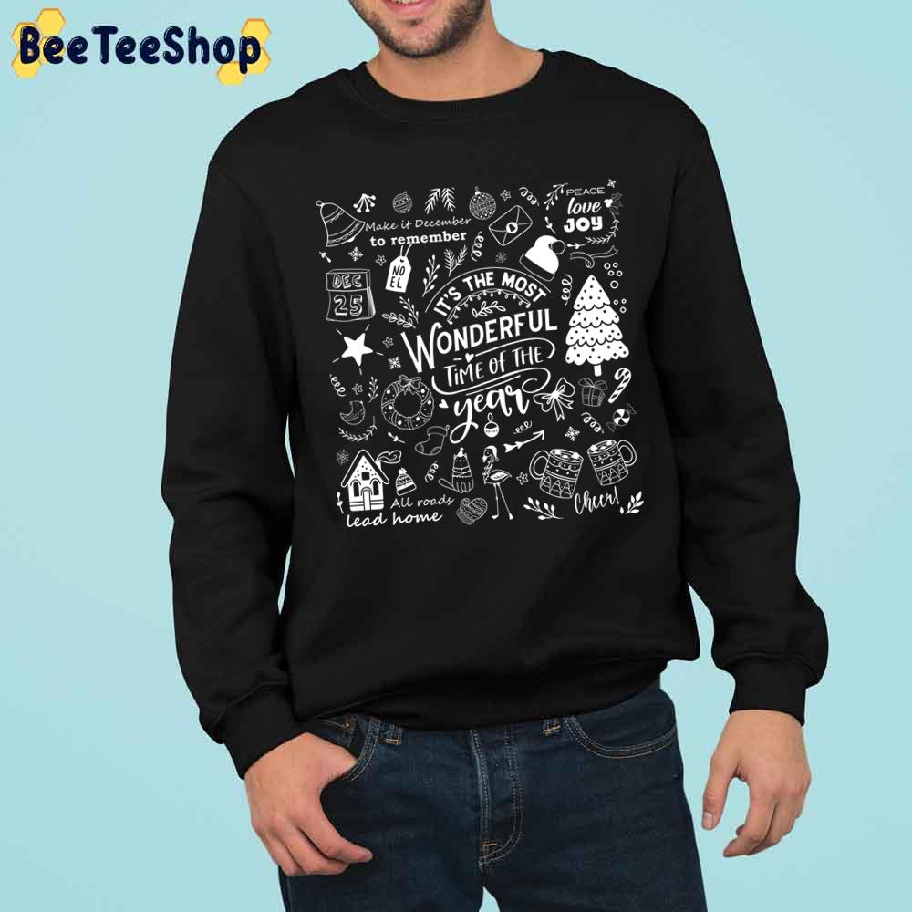 Cute Icon It’s The Most Wonderful Time Of The Year Christmas Trending Unisex Sweatshirt