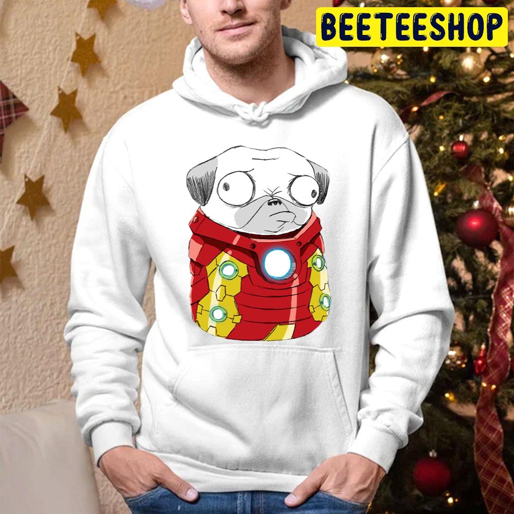 Cute Pug Iron Man Trending Unisex Hoodie