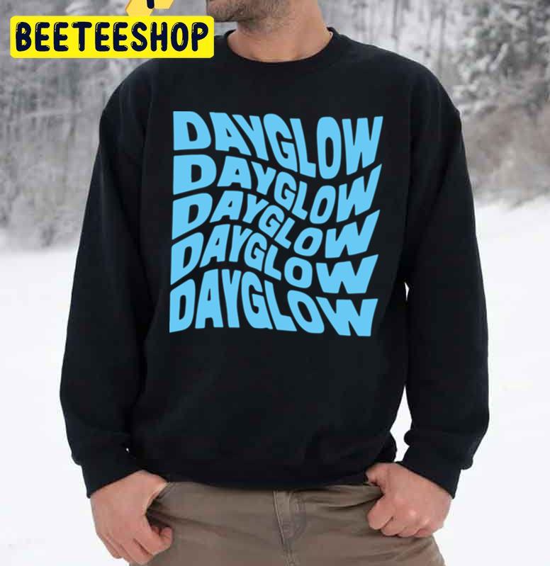 Dayglow Blue Text Art Trending Unisex Sweatshirt