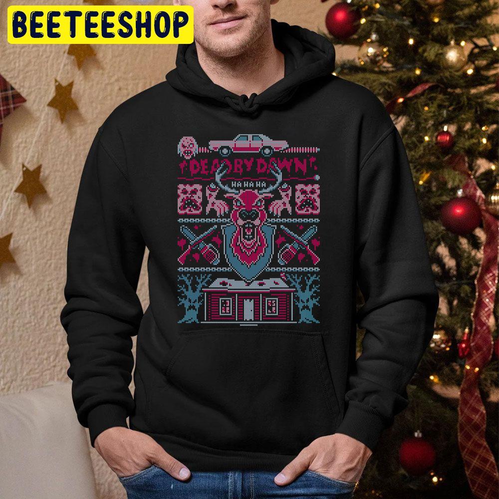 Dead By Dawn Knit Pattern Christmas Trending Unisex Hoodie