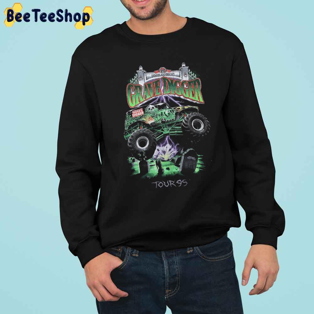 Dennis Anderson Grave Digger Retro Tour 95 Trending Unisex Sweatshirt